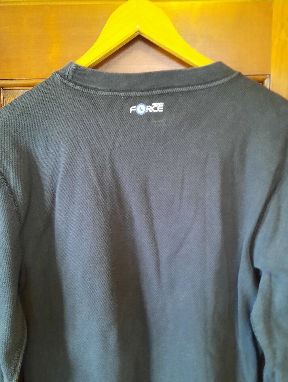 Carhartt Force Heavyweight Cotton Thermal Crewneck Top Black 100639 Size Medium - Picture 10 of 13